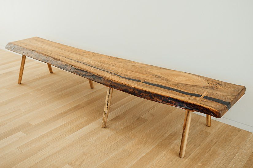 Stool, bench, Custom Handcrafted Furniture in Massachusetts USA