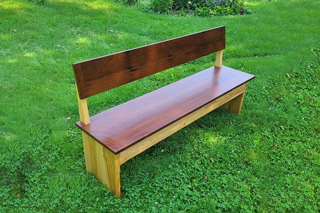 Stool, bench, Custom Handcrafted Furniture in Massachusetts USA