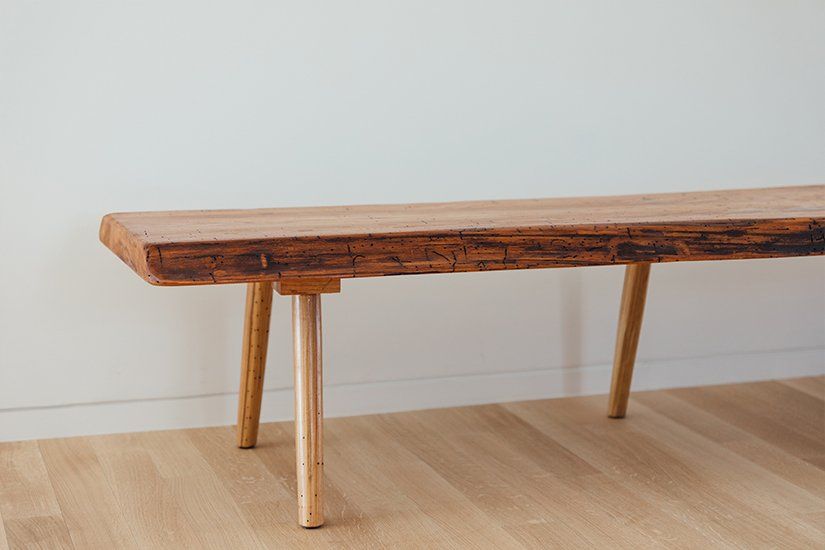 Stool, bench, Custom Handcrafted Furniture in Massachusetts USA