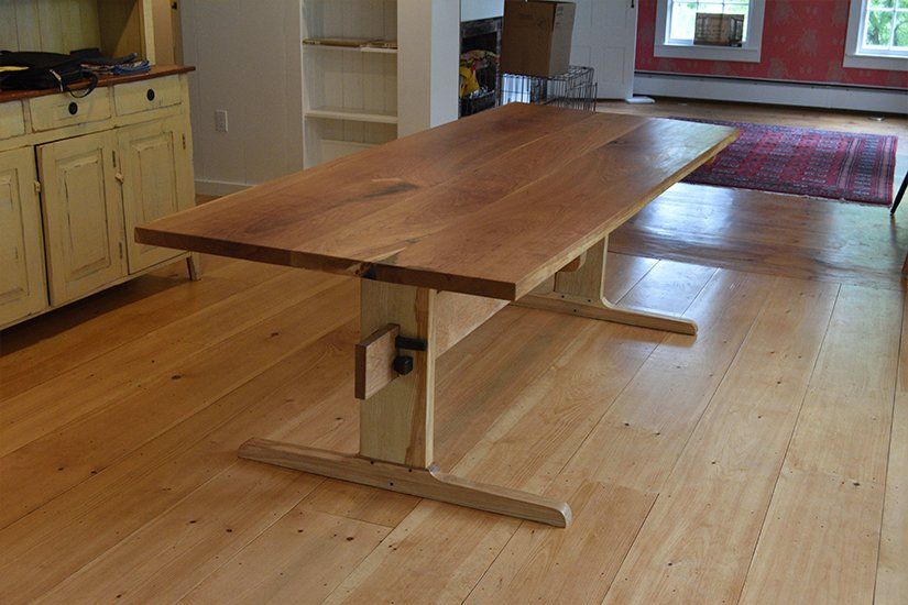 Dining Room Table, Dining Table, Custom Handcrafted Furniture in Massachusetts USA