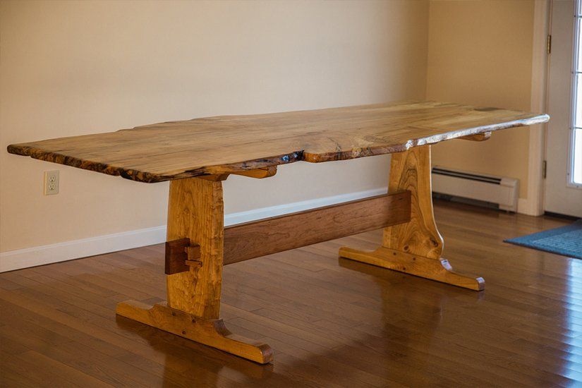Dining Room Table, Dining Table, Custom Handcrafted Furniture in Massachusetts USA