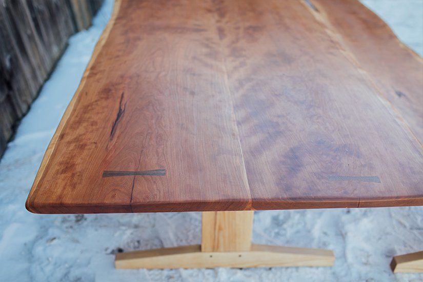 Dining Room Table, Dining Table, Custom Handcrafted Furniture in Massachusetts USA