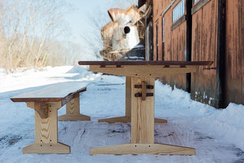 Dining Room Table, Dining Table, Custom Handcrafted Furniture in Massachusetts USA