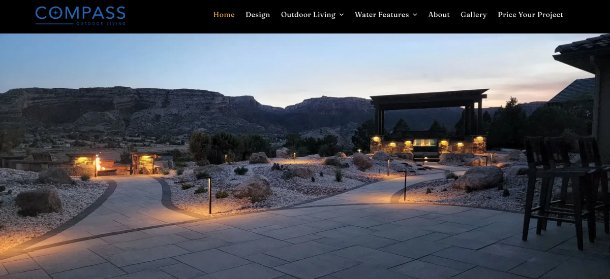 Website Design - Compass Outdoor Living