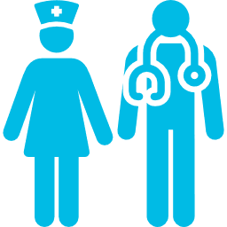 icona infermiera e medico
