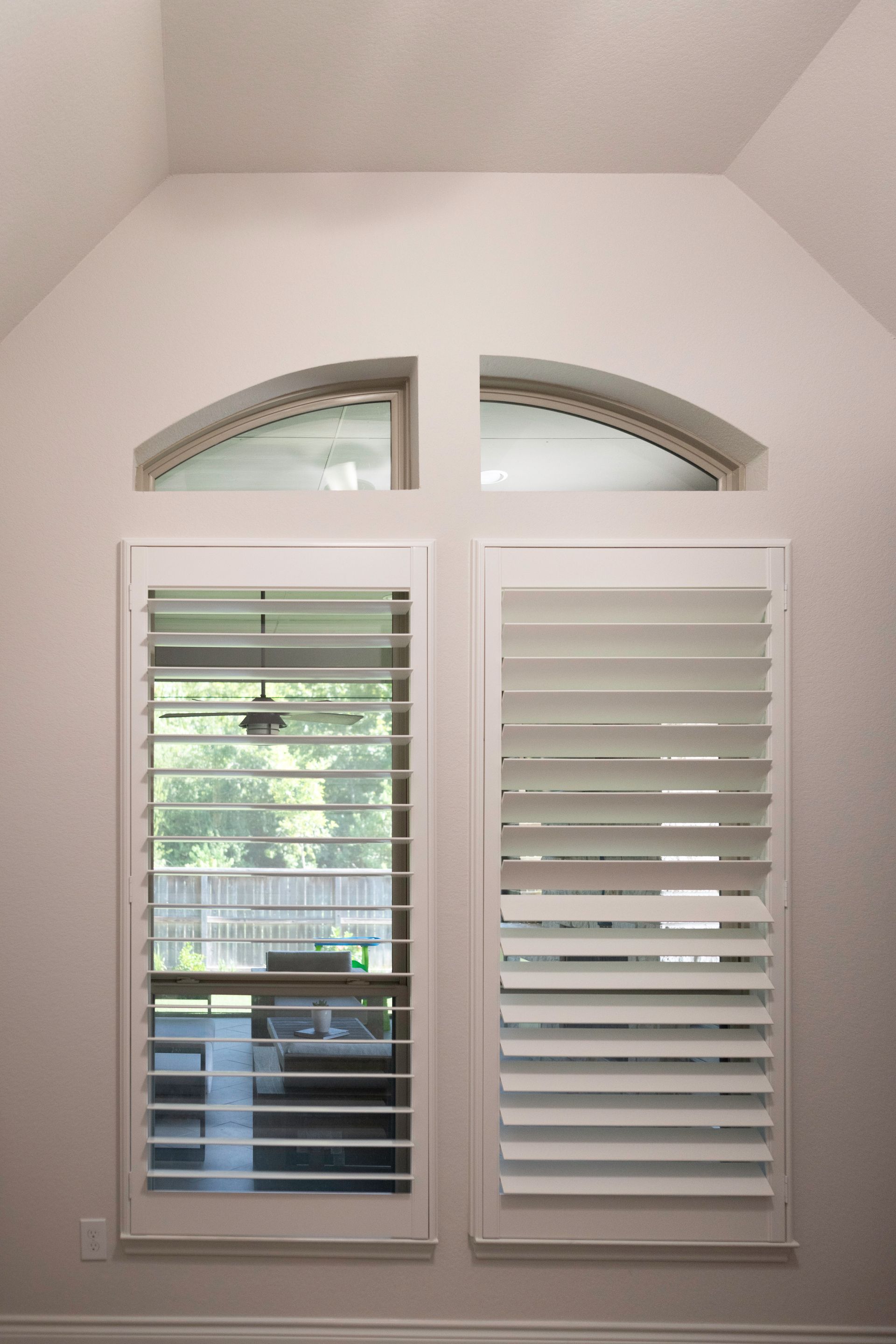 Wooden Shutters arch