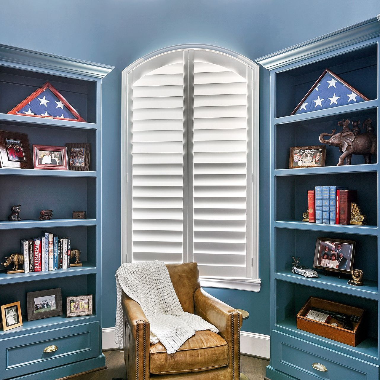 arched shutters