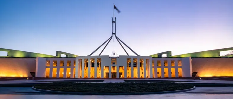 parliament house in canberra