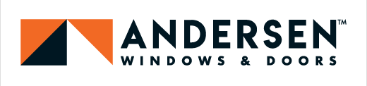 A logo for a company called andersen windows and doors