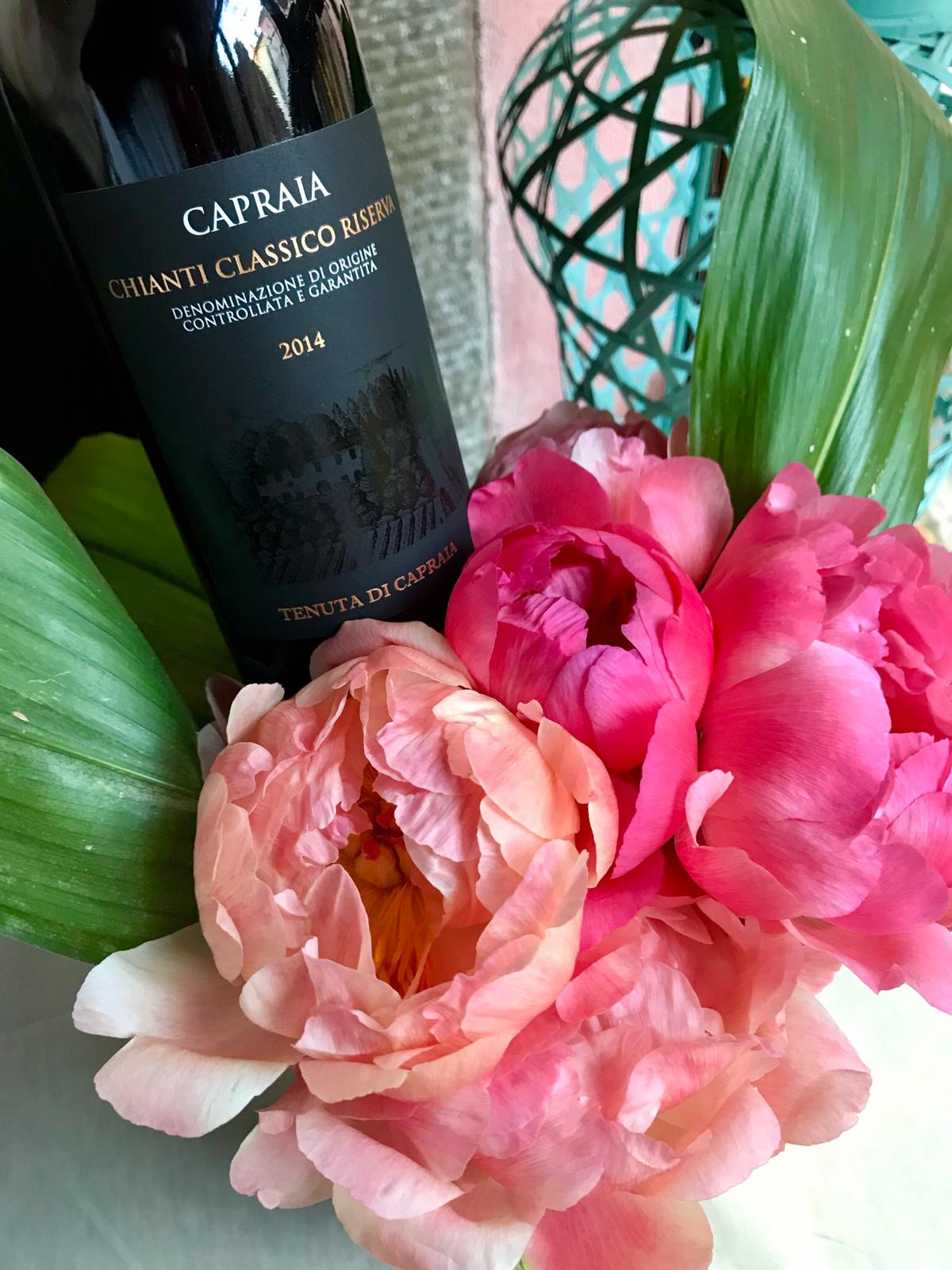 Bottiglia di chianti classico riserva