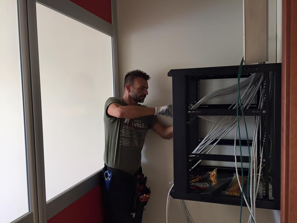 installazione di rete LAN