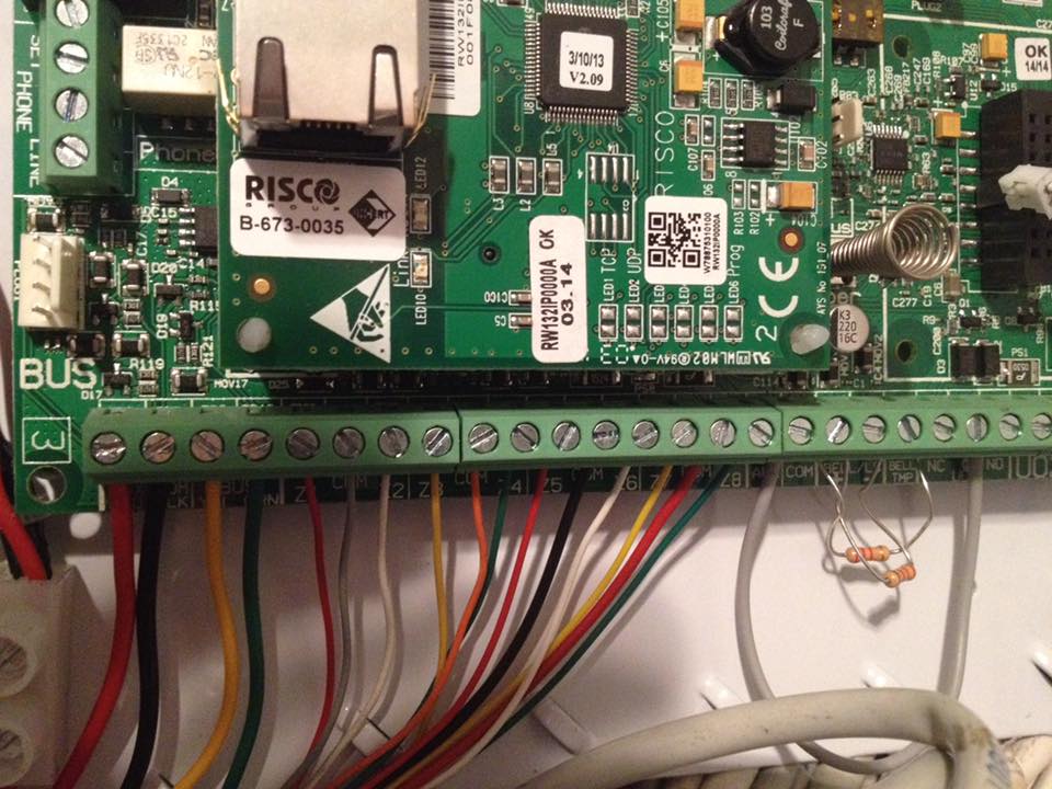 centralina di un impianto di rilevamento presenze