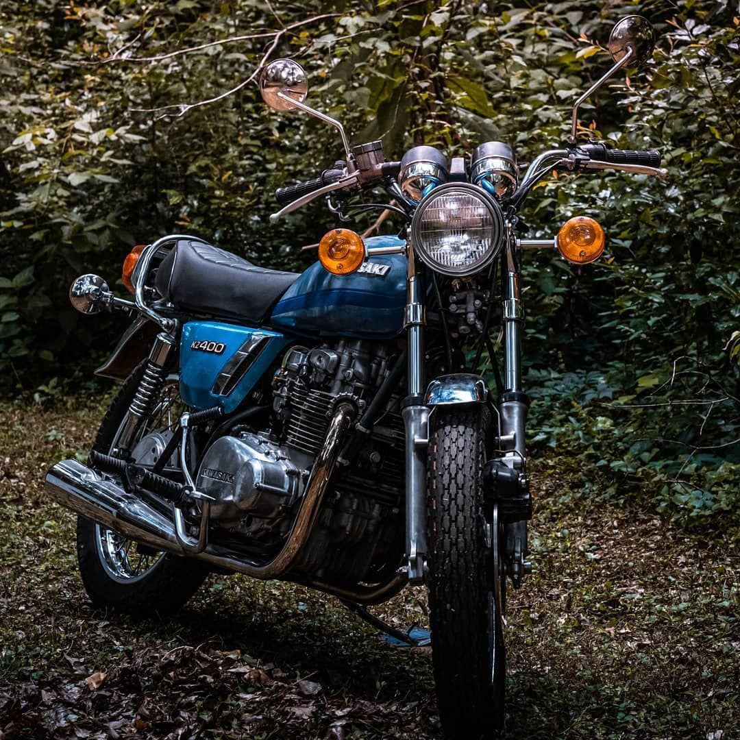 A honda motorcycle is being worked on in a garage