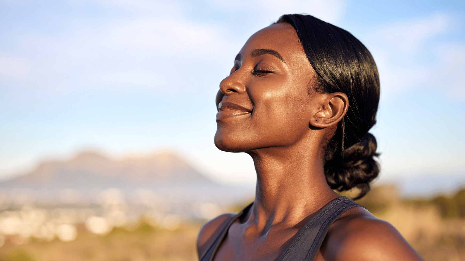 Person practicing self-reflection during individual counseling.