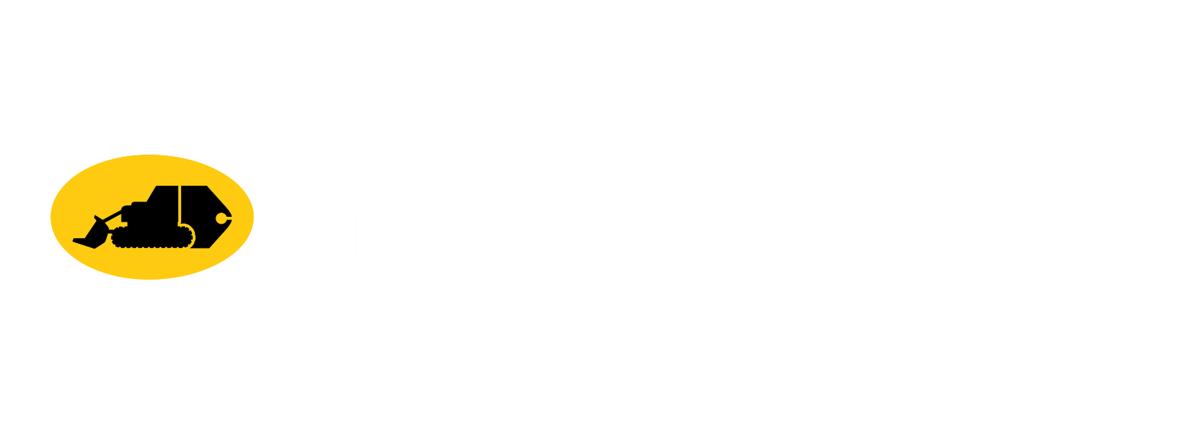 MachineDealerr logo white text
