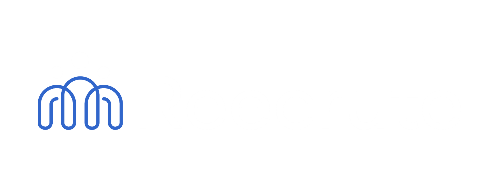 Reecrute logo white text