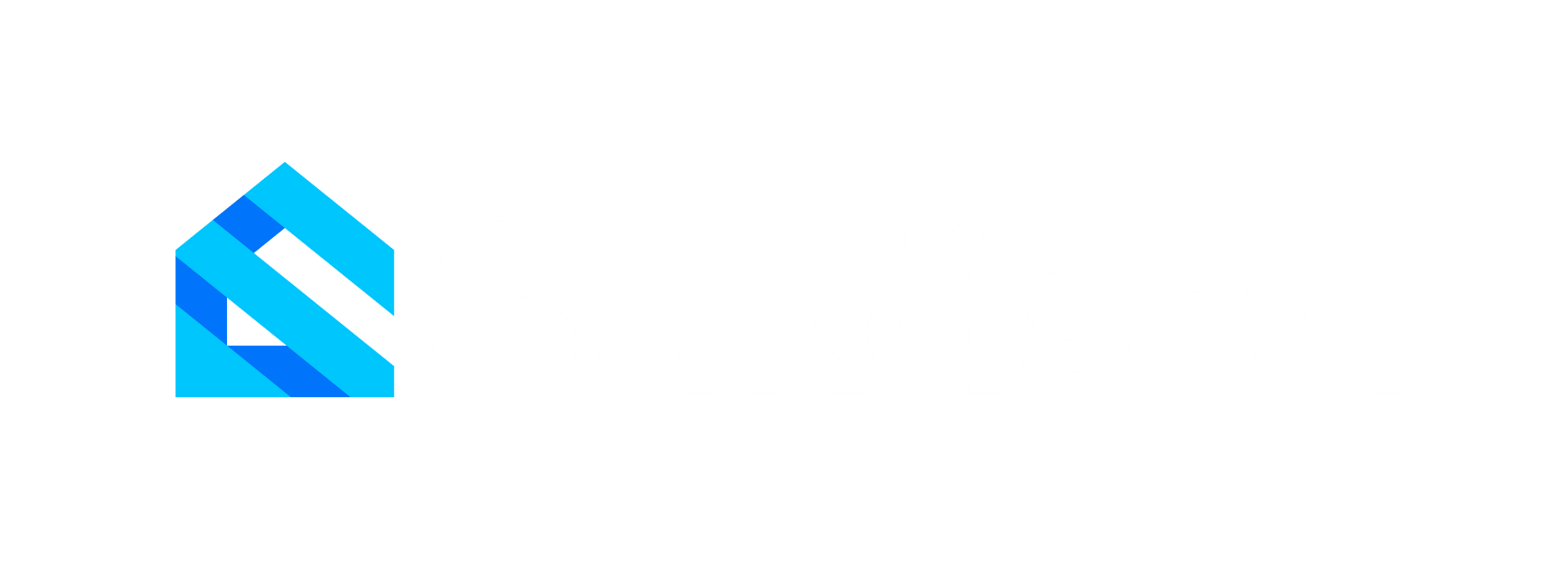 Sukassa logo white text