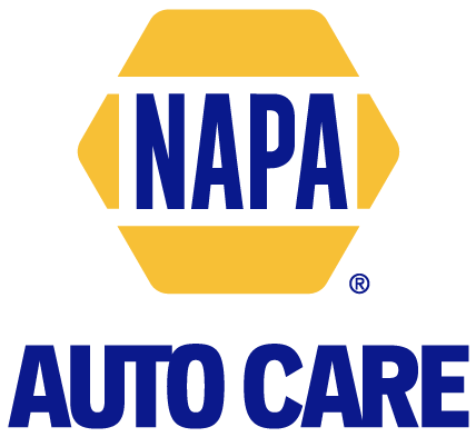 NAPA Auto Care logo: blue text 
