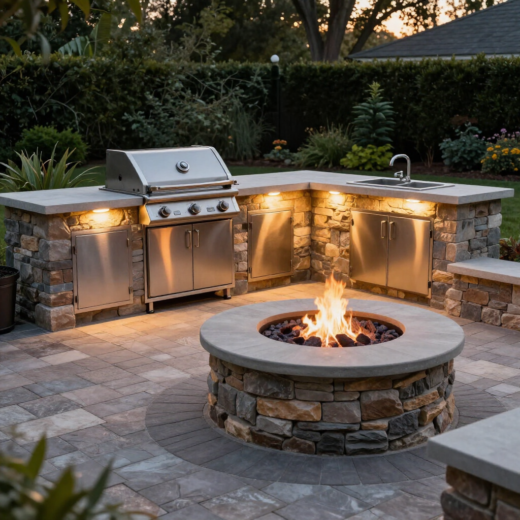 Outdoor kitchens and fire pits in Newark, Wilmington, and Bear, DE