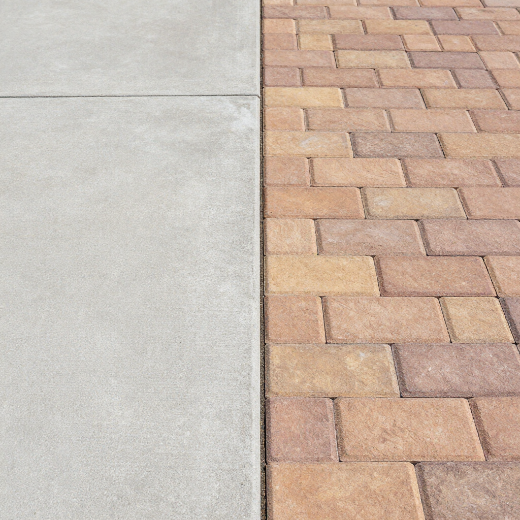 Concrete vs pavers for patios and walkways in Delaware