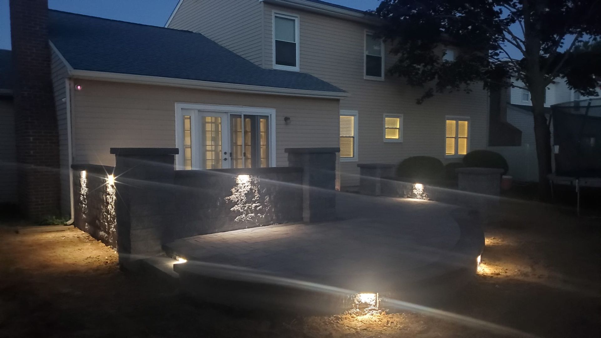 tree planting and fences