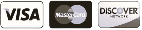 A visa mastercard and discover network logo on a white background