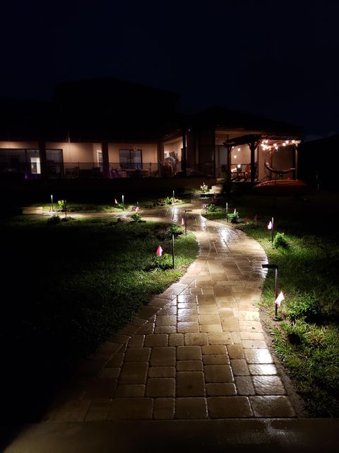 Landscape Garden with Flower — Lee County, FL — Edwards Irrigation