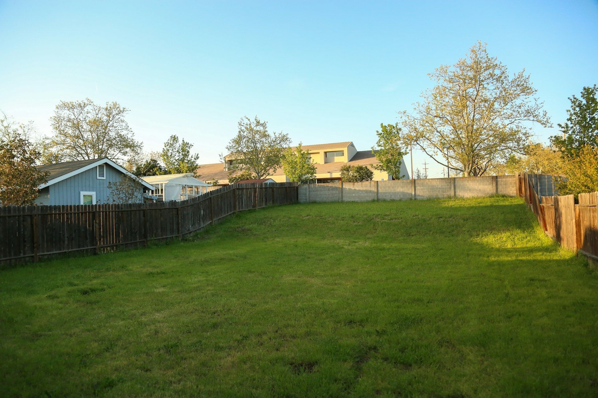 Fenced Backyard