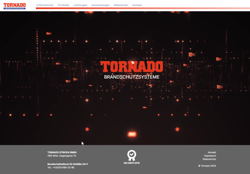 Referenz Tornado Stricks GmbH