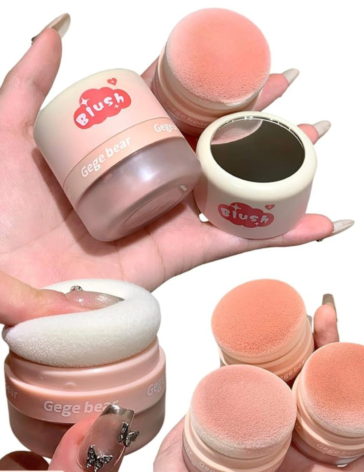RUBOR EN POLVO GEGE BEAR CON POMO