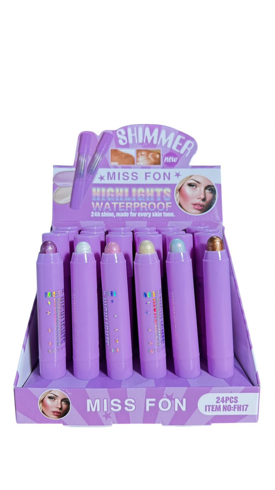 ILUMINADORES LAPIZ RETRACTIL 6 TONOS