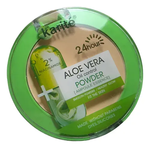 POLVO COMPACTO KARITE CON ALOE VERA TONO 1 -TONO 2