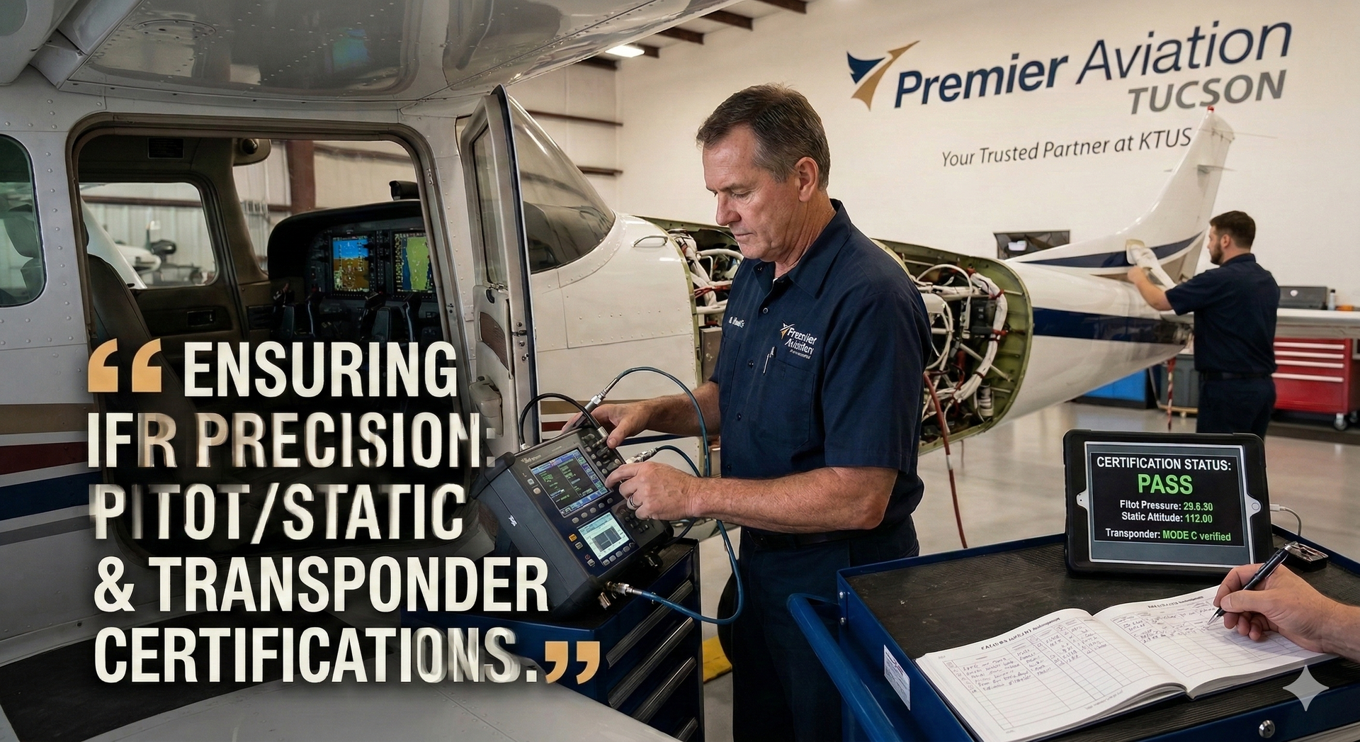 ifr precision pitot / statc certifictions