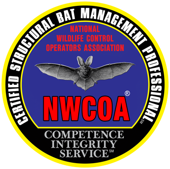 A logo for nwcoa which is a national wildlife control operators association