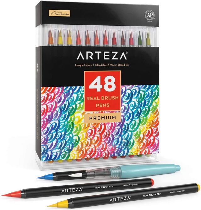 ARTEZA TwiMarkers Dual Tip Sketch Markers (48) - Paper People Play