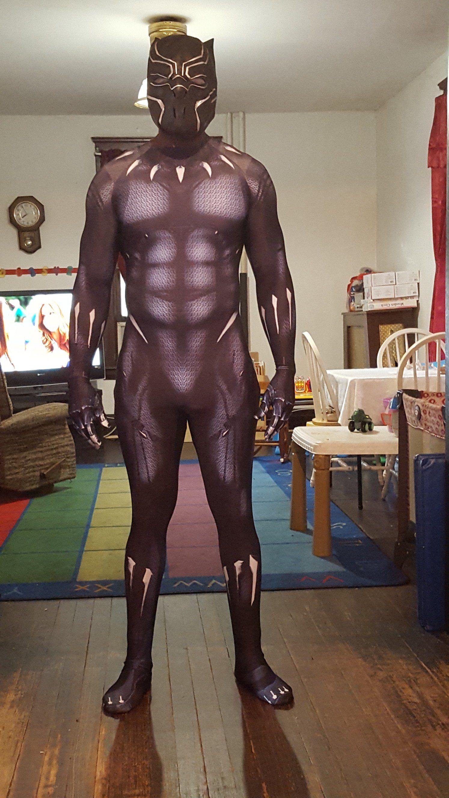 Black Panther Costume — Delmar, NY — Zing-A-Gram Event Planning