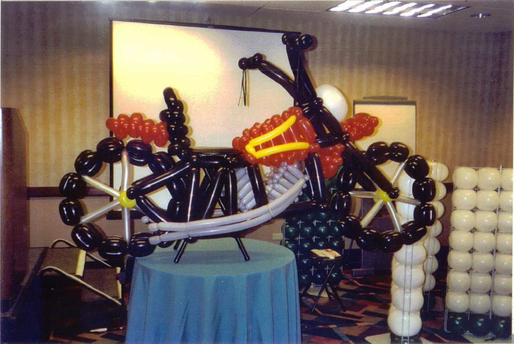 Motorcycle Balloon Sculpture
