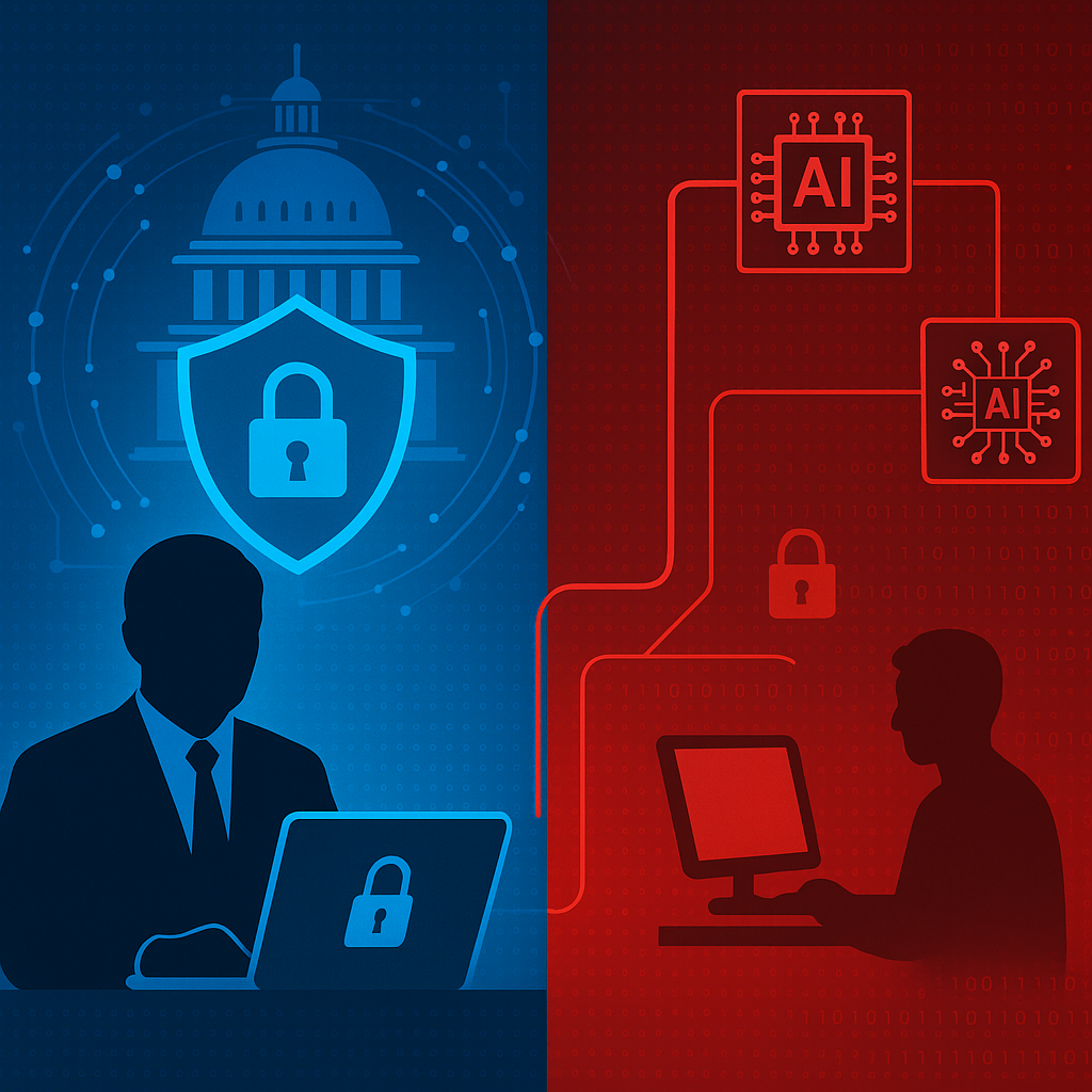 Abstract comparison of data security between traditional VPN and VDI solutions.