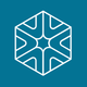 The Deady Group logo in white on a blue background, geometric hexagon design representing modern tech and connectivity