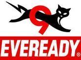 The eveready logo has a black cat and a lightning bolt on it.