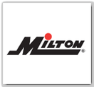 The milton logo is black and red on a white background.