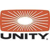 The logo for unity is a sun with rays coming out of it.