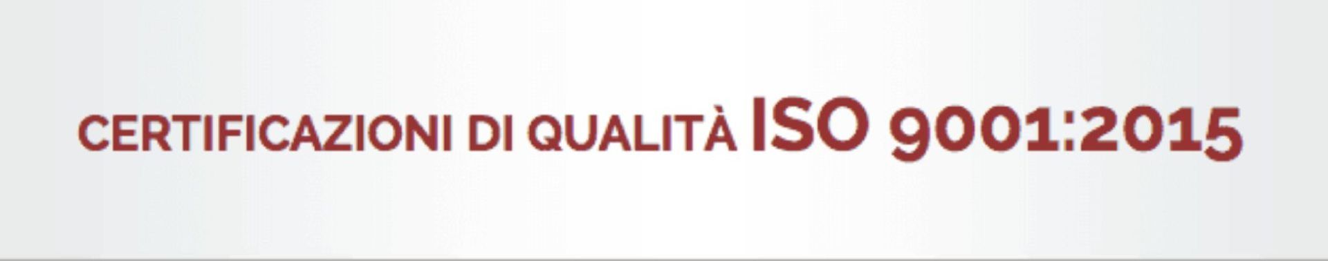 Certificazione ISO 9001