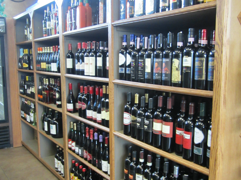 Italian Wine — Wine shelves in Orland Park, IL