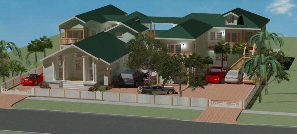 A white car is parked in front of a large brick building.