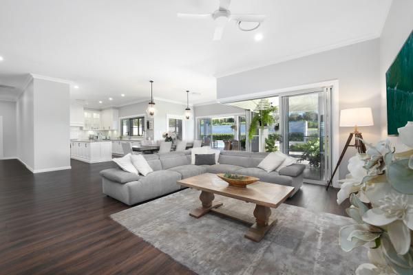 A Living Room with A Couch and A Coffee Table | Mid-North Coast, NSW | BDM Constructions