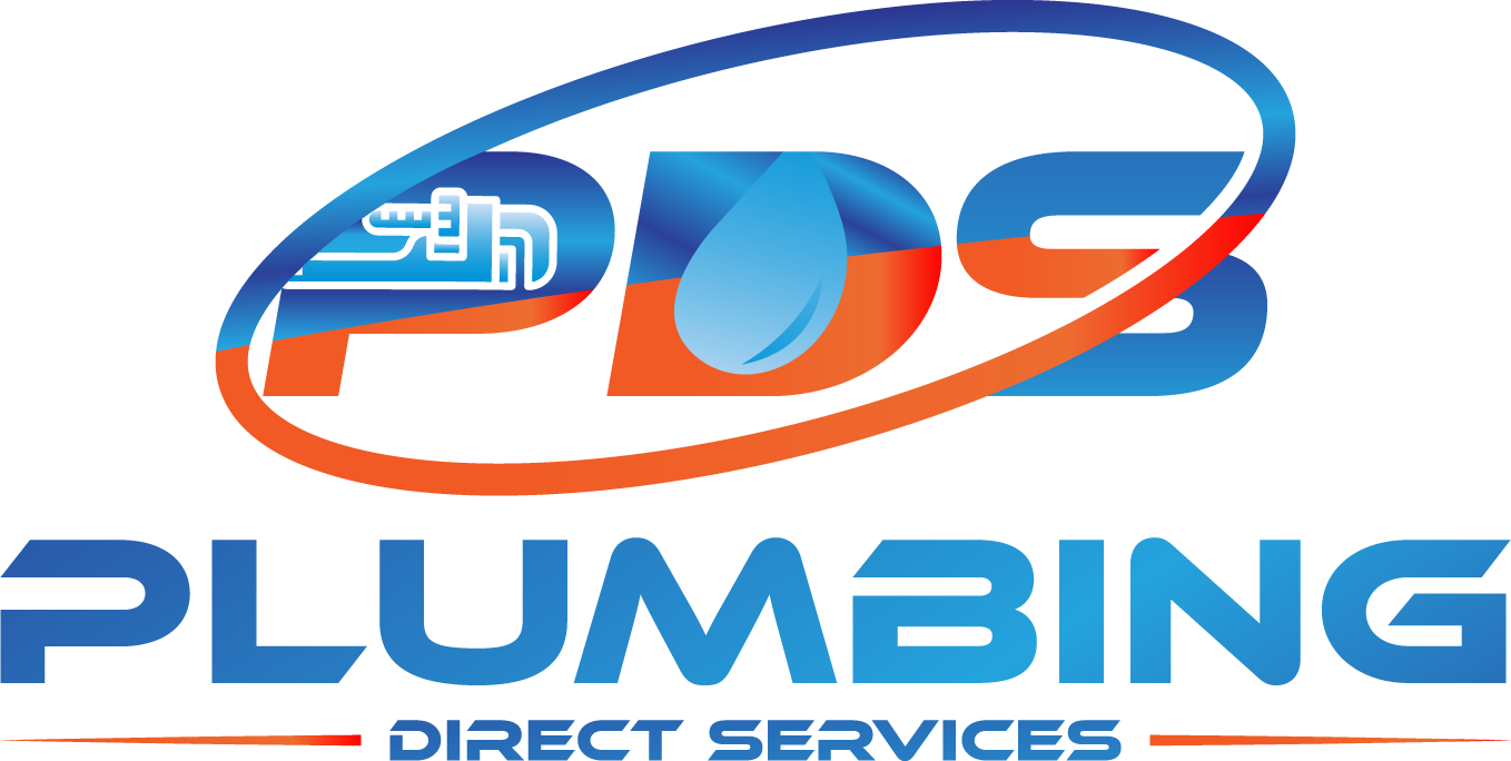 JDS Plumbing logo in blue, orange, and gray with a swoosh design and the words “PLUMBING” and “PRIDE”