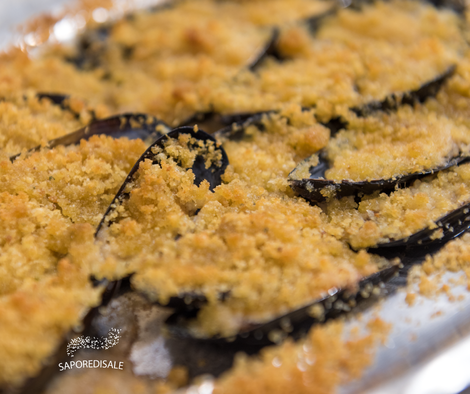 cozze gratinate