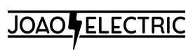 Logo: "JOAO ELECTRIC" in a rectangular box, lightning bolt in between the words.