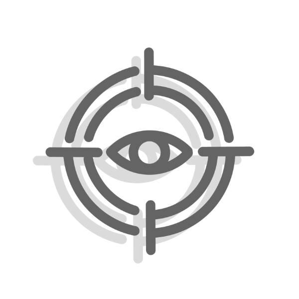 Eye inside Target - Discerning Strategies